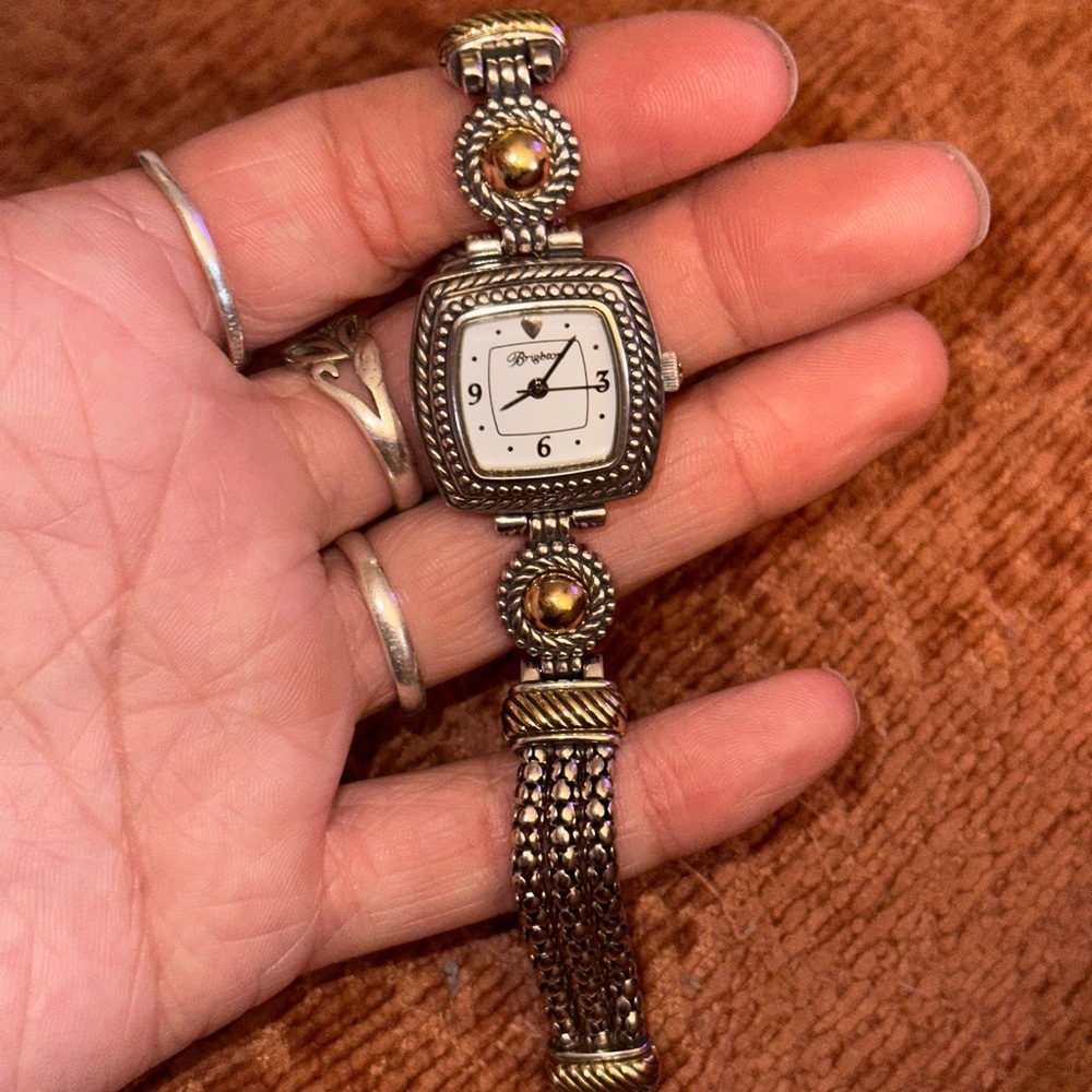 Brighton Silver and Gold Tone Watch